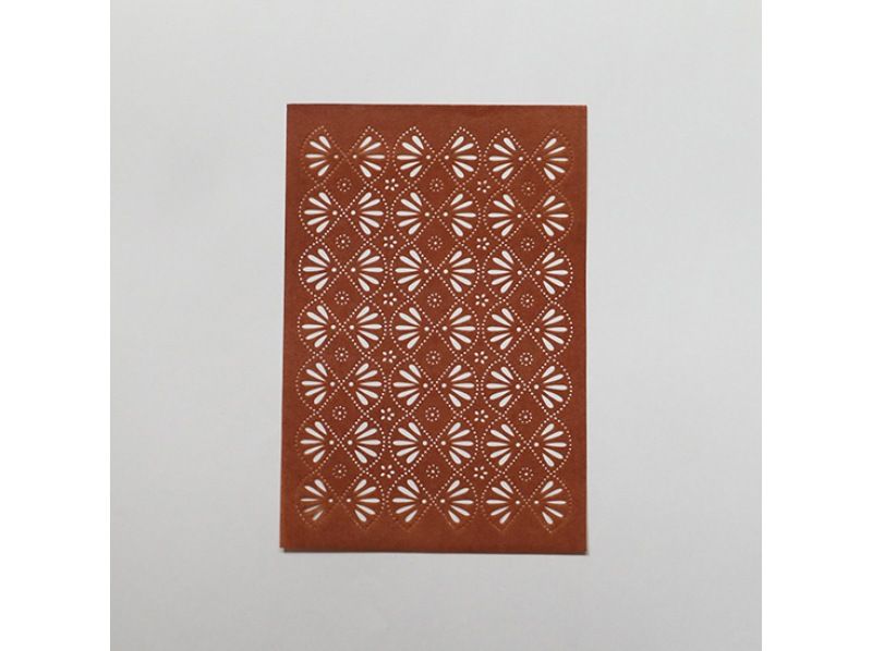 [โตเกียว อาซากุสะ] ย้อมการ์ดและโปสการ์ดปีใหม่ด้วยลายฉลุอิเสะの紹介画像