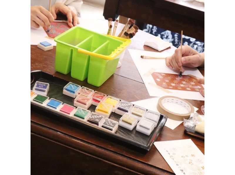 [Tokyo Asakusa] Let's dye postcards with Ise Katagamiの紹介画像