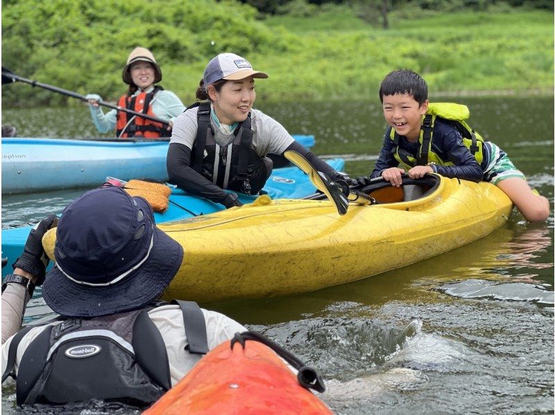 [Yamagata / Iide] Lake Shirakawa canoe tour for 2 hours! Photo gift & rental of 3 canoe equipment included★Beginners and solo participants welcomeの紹介画像