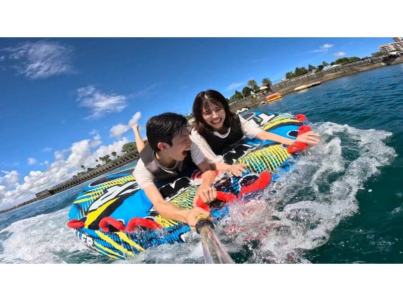 【沖縄・那覇・宜野湾】当日予約OK♪絶叫と爽快感!バナナボートや最新の乗り物がいっぱい♪当日現地でお好きな乗り物【3個選べる】大満足プランの紹介画像