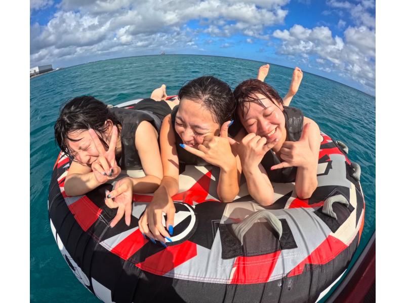 【沖縄・那覇・宜野湾】当日予約OK♪絶叫と爽快感!バナナボートや最新の乗り物がいっぱい♪当日現地でお好きな乗り物【3個選べる】大満足プランの紹介画像