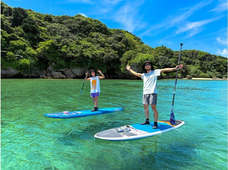 【石垣島SUP】北部を知り尽くしたガイドが案内する秘境ポイントで海上散歩｜写真動画無料・ドローン空撮無料の紹介画像