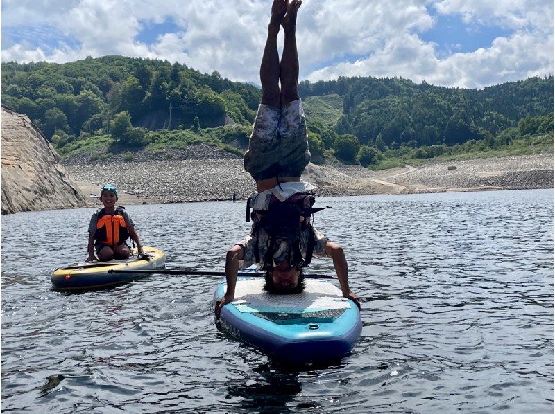 [Minakami, Gunma] Enjoy it according to the season! Lake SUP experience to enjoy the great outdoors! Free photo gift♪の紹介画像