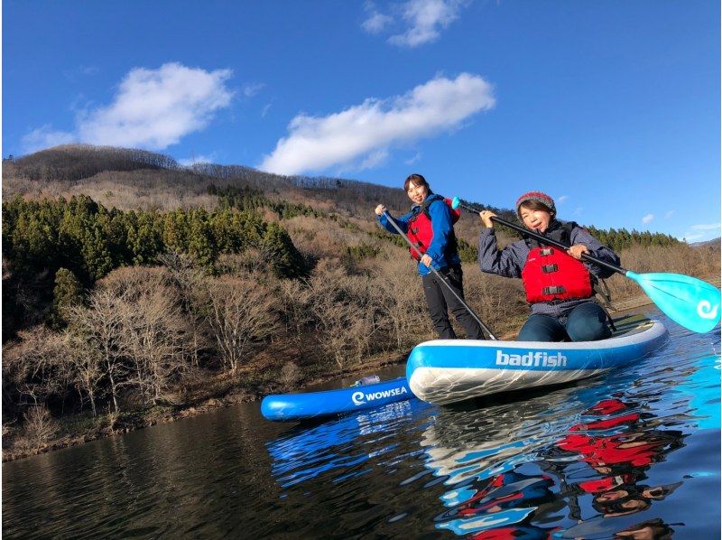 [Minakami, Gunma] Enjoy it according to the season! Lake SUP experience to enjoy the great outdoors! Free photo gift♪の紹介画像