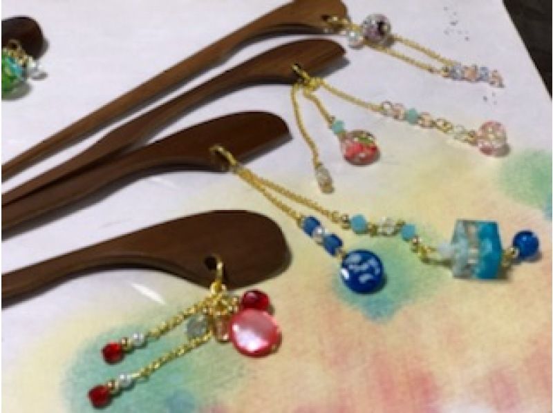 【京都・東山】京かんざし作り60分体験！ 築120年の京町家でオリジナル和雑貨を作ろう★初心者、カップル、親子歓迎（前日夕方まで予約可）の紹介画像