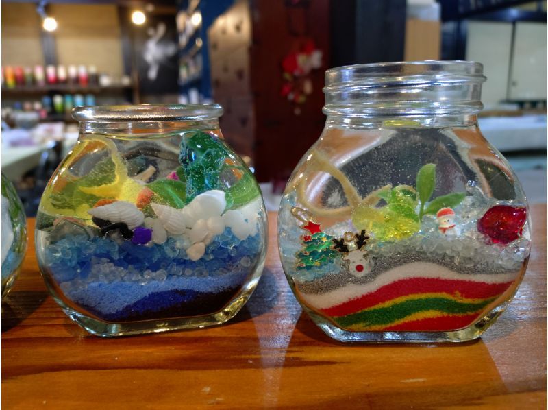 【滋賀・高島】ジェルキャンドル体験プラン♪Xmasキャンドル作り　家族旅行、滋賀旅におすすめ！の紹介画像