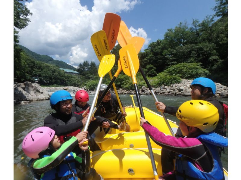 [Gunma, Minakami] 2024 Summer Special ☆ Half-day Rafting Course for ages 6 to seniors! Photo data included ♪の紹介画像