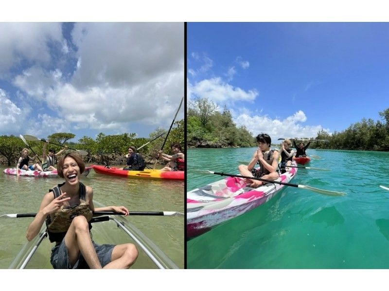 [Miyakojima Jungle Cruise] Mangrove canoe (kayak) and cave visit tours depending on top secret spots. Approximately 1 hourの紹介画像
