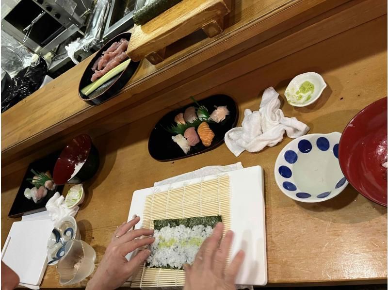 【京都・烏丸】お寿司にぎり体験　Nigiri Sushi making class　上寿司 Premium Sushi makingの紹介画像
