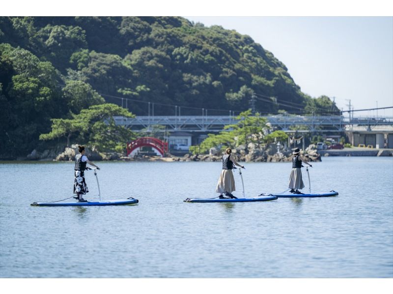 【浜松・浜名湖】自転車感覚のペダルSUPで浜名湖ゆったり湖上サイクリングの紹介画像