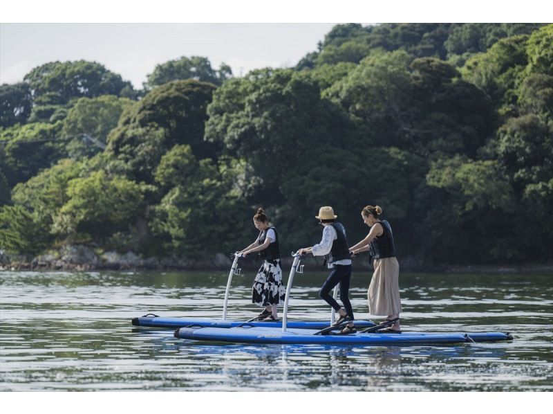 【浜松・浜名湖】自転車感覚のペダルSUPで浜名湖ゆったり湖上サイクリングの紹介画像
