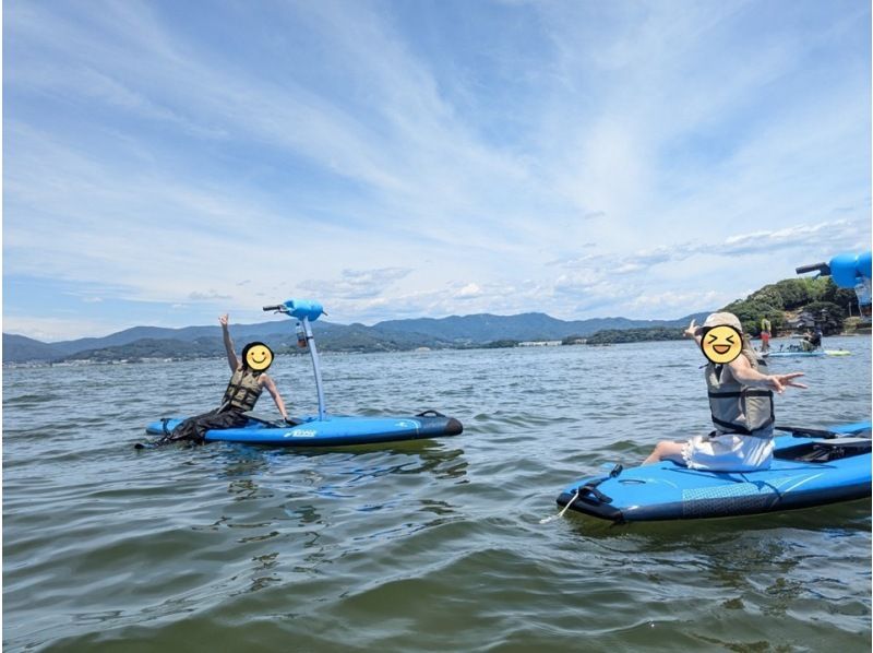 【浜松・浜名湖】自転車感覚のペダルSUPで浜名湖ゆったり湖上サイクリングの紹介画像