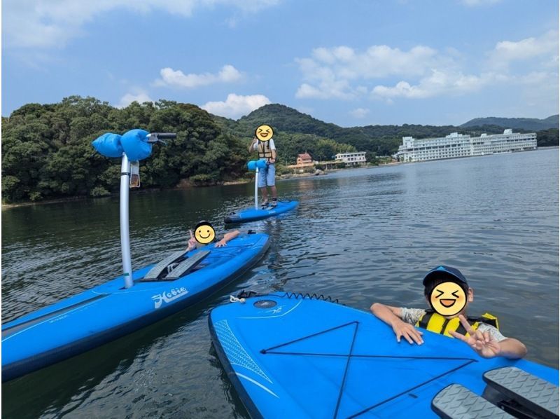 【浜松・浜名湖】自転車感覚のペダルSUPで浜名湖ゆったり湖上サイクリングの紹介画像