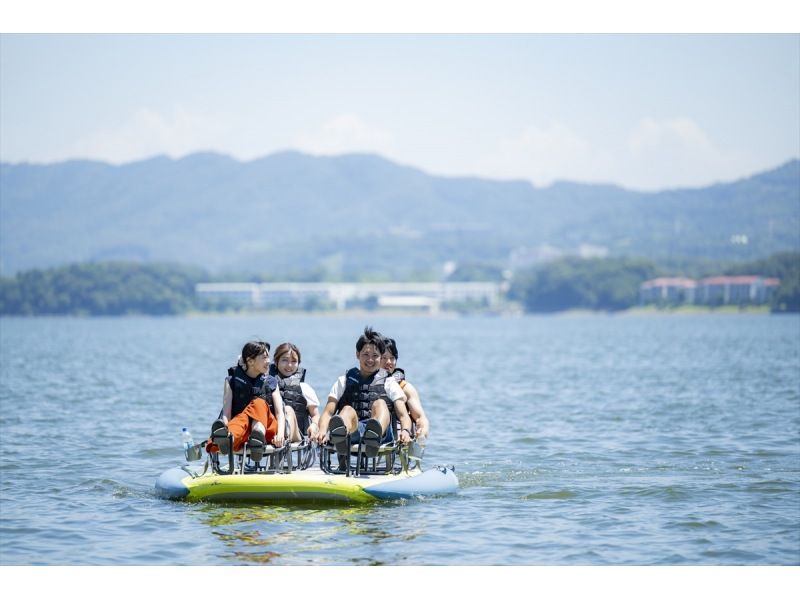 【静岡・浜名湖】OPEN記念価格！4人乗りペダルボート♪家族やグループでゆったり湖上体験☆ワンちゃん(ペット)同乗可