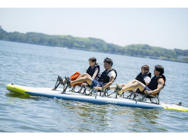 【浜松・浜名湖】 4人乗りペダルボート♪家族、グループでゆったり湖上体験☆わんこ(ペット)同乗可 の紹介画像
