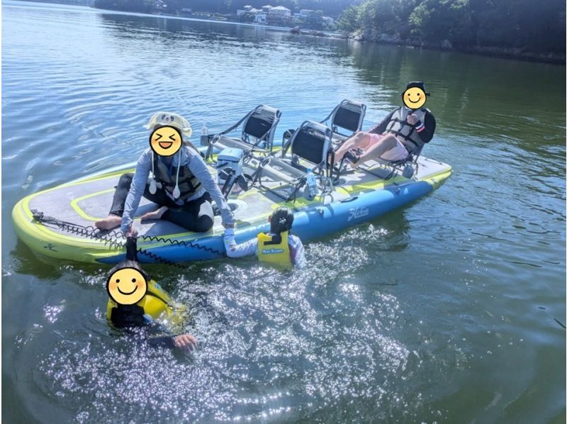 【浜松・浜名湖】 4人乗りペダルボート♪家族、グループでゆったり湖上体験☆わんこ(ペット)同乗可 の紹介画像