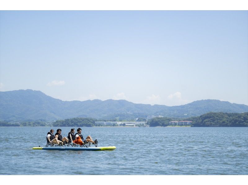 【浜松・浜名湖】 4人乗りペダルボート♪家族、グループでゆったり湖上体験☆わんこ(ペット)同乗可 の紹介画像