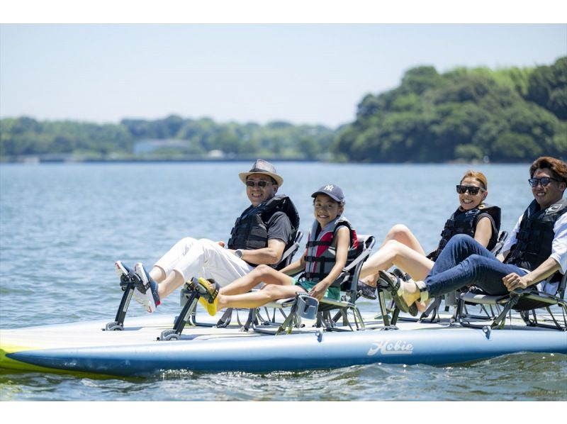 【浜松・浜名湖】 4人乗りペダルボート♪家族、グループでゆったり湖上体験☆わんこ(ペット)同乗可 / スーパーサマーセール2024 の紹介画像
