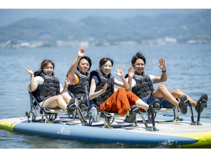 【浜松・浜名湖】 4人乗りペダルボート♪家族、グループでゆったり湖上体験☆わんこ(ペット)同乗可 の紹介画像