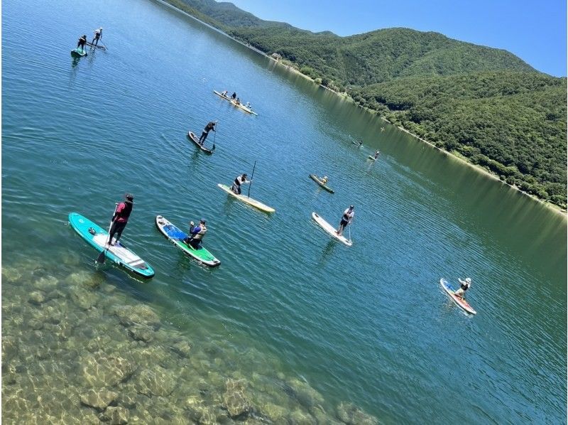 【山梨・西湖】！！経験者限定！！大会やレース出場に向けてのスキルアップ！SUPステップアップレッスン♪の紹介画像