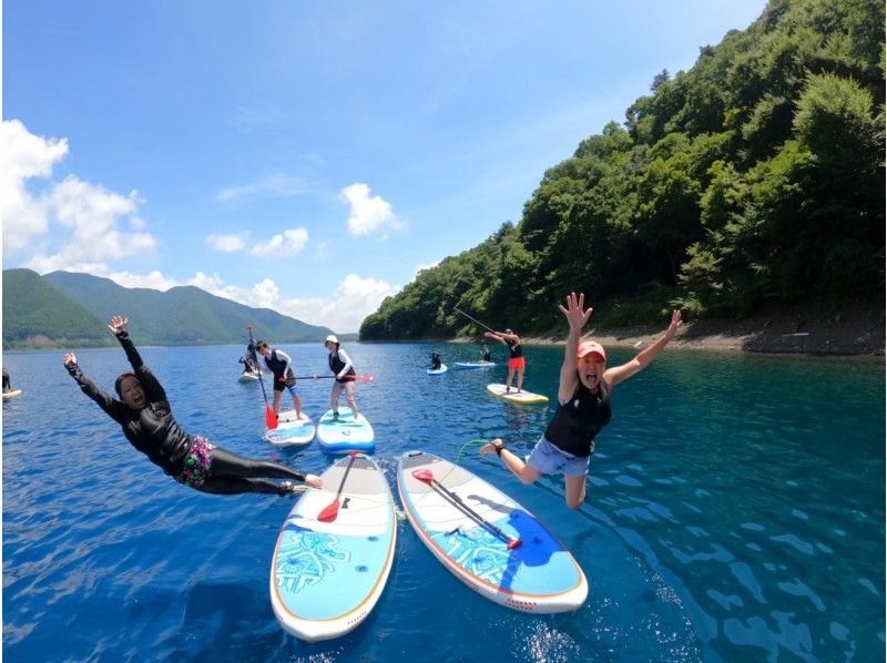 【山梨・西湖】！！経験者限定！！大会やレース出場に向けてのスキルアップ！SUPステップアップレッスン♪の紹介画像