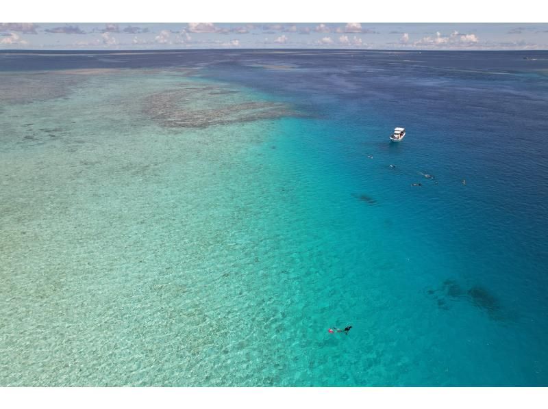 Okinawa Yaebise】Regional coupons supported! Go by boat to coral reefs! Yaebashi Snorkel Tour [Photo/Drone Included] の紹介画像