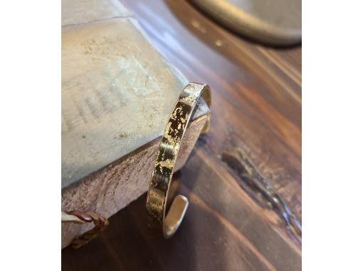 [京都/北区] 90分钟手镯制作体验！银，黄铜！也可雕刻★欢迎初学者、家庭、情侣（可预约至当天上午）の紹介画像