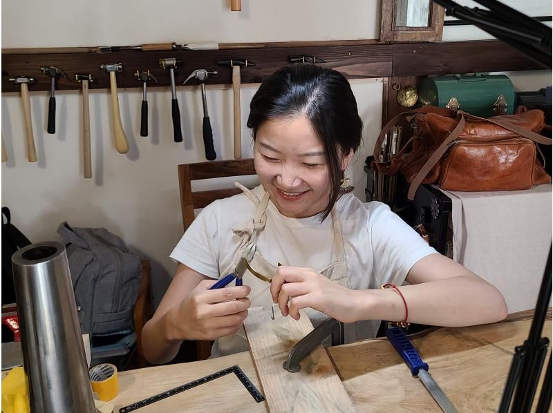 [Kyoto/Kita Ward] 90 minute bangle making experience! Silver, brass! Engraving is also possible ★ Beginners, families, and couples are welcome (reservations can be made until the morning of the day)の紹介画像