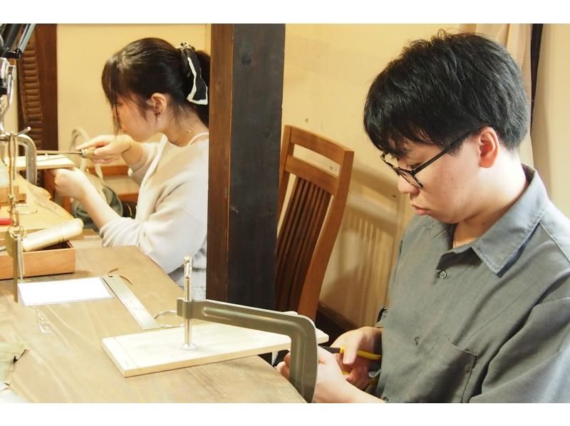 [Kyoto/Kita Ward] 90 minute bangle making experience! Silver, brass! Engraving is also possible ★ Beginners, families, and couples are welcome (reservations can be made until the morning of the day)の紹介画像