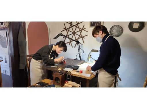 [京都/北区] 90分钟手镯制作体验！银，黄铜！也可雕刻★欢迎初学者、家庭、情侣（可预约至当天上午）の紹介画像