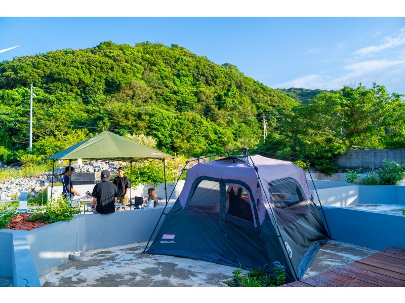 【淡路島】手ぶらでキャンプ・BBQ・サウナ・焚き火！淡路島の絶品食材も食べられる究極のアウトドアプラン！【1組限定】の紹介画像