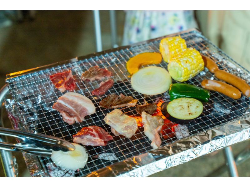 【淡路島】手ぶらでキャンプ・BBQ・サウナ・焚き火！淡路島の絶品食材も食べられる究極のアウトドアプラン！【1組限定】の紹介画像