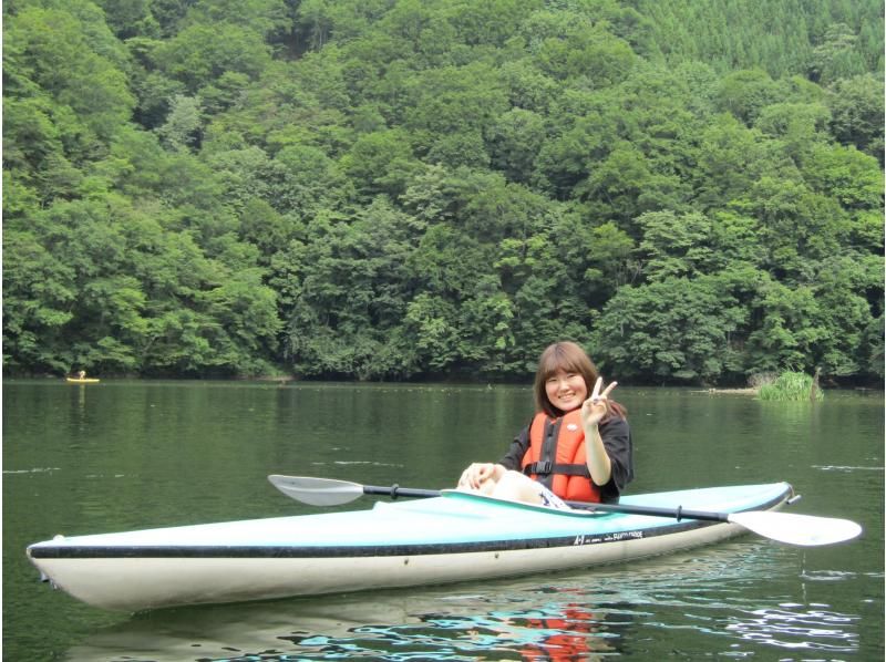 【みどり市草木湖・群馬県】かぬ～っこ　大学生専門学校生限定！5500円！＊8月9月は学生月間！半日カヌーツアーの紹介画像