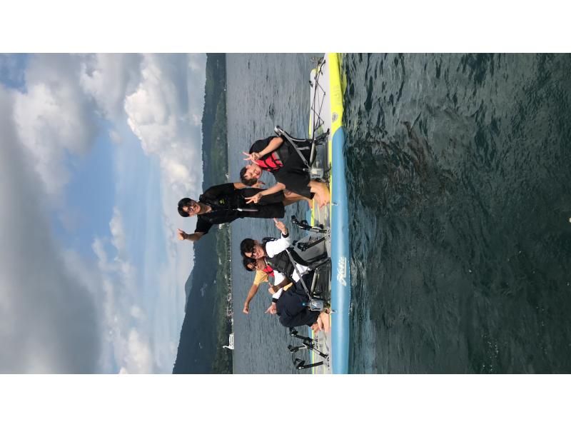 [Empty-handed, pets allowed, lakeside photography included] Ride together on a foot-powered SUP kayakの紹介画像