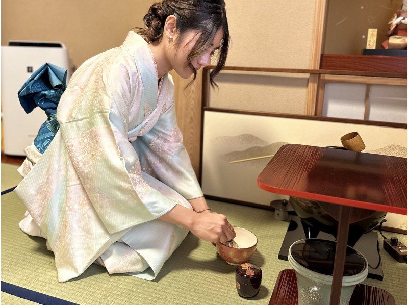 [Tokyo Shinagawa] Genuine Tea Ceremony, Kimono Dressing, and Photographyの紹介画像