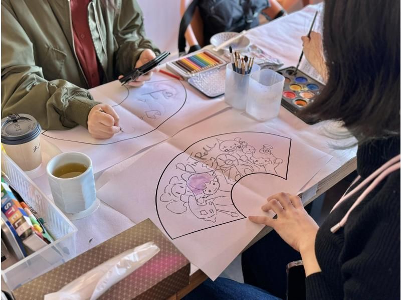 Tokyo/Asakusa] Art fan making Let's make an original art fan
