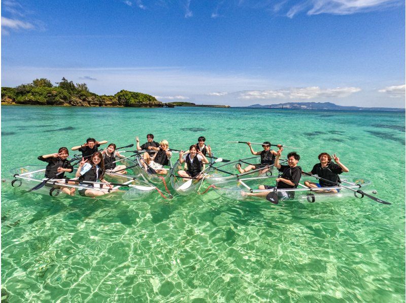 ドローン撮影付き!!  0歳のお子様も楽しめるリアル水族館★クリアカヤックツアーの紹介画像
