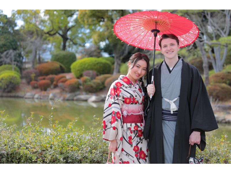 [Kansai/Osaka/Kyoto/Nara] Enjoy the historic cities and nature of the Kansai area while wearing a kimono! (Kimono 1 day plan hair set included)の紹介画像