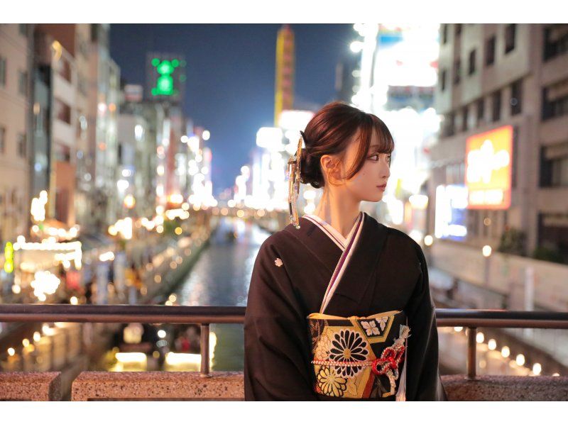 [Kansai/Osaka/Kyoto/Nara] Enjoy the historic cities and nature of the Kansai area while wearing a kimono! (Kimono 1 day plan hair set included)の紹介画像