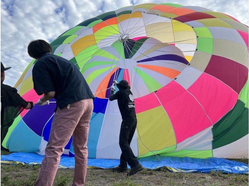 【東北・山形】やまがた雲海気球フライト体験★穏やかな山形の朝に！ファミリーで、友達と、夏の思い出づくり（日曜開催）の紹介画像
