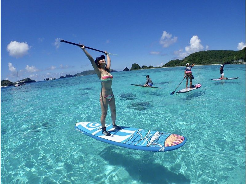[Okinawa / Kerama Islands / Zamami Island] Enjoy the sea of ​​Zamami with experience SUP ♪の紹介画像