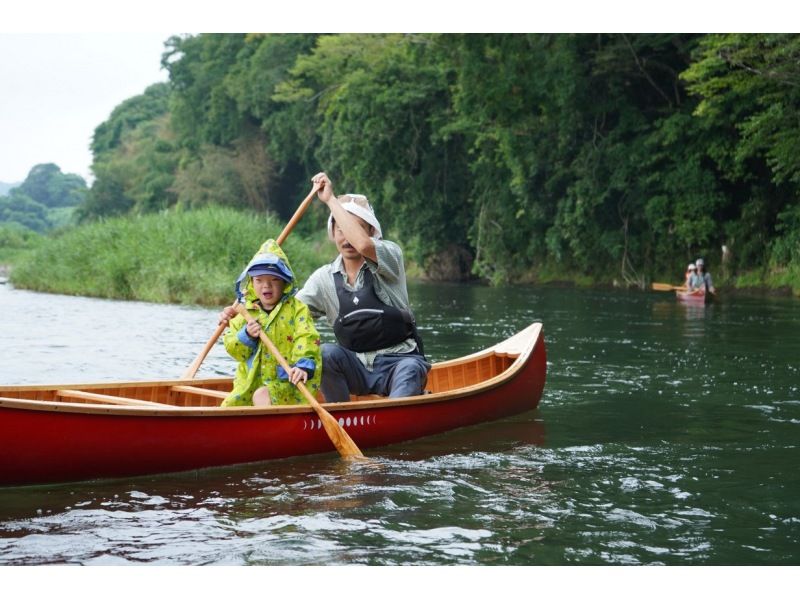 [Miyazaki, Misato Town] Relaxing lake picnic with wooden canvas canoe & SUP, snacks and drinks includedの紹介画像