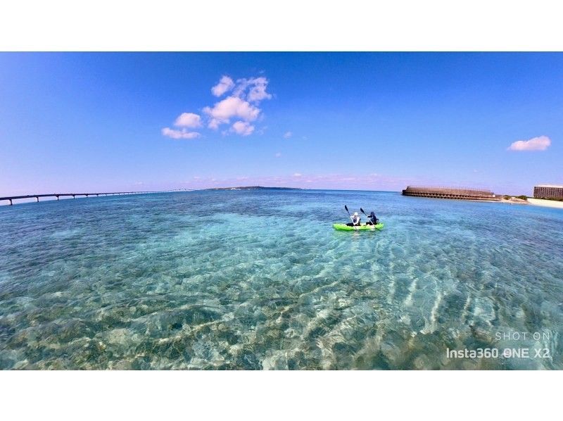 【沖縄・宮古島】幻の島『ユニの浜』シーカヤックツアー♪のんびり自由時間で絶景を堪能！ドローン撮影も！通年開催（約2時間）の紹介画像