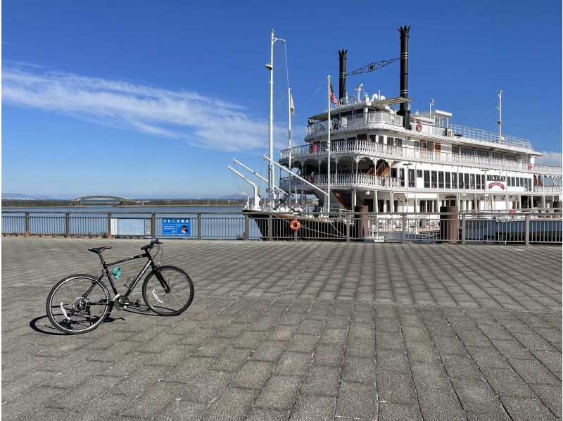 [ชิงะ/โอสึ] "เช่าจักรยานครอส" ปั่นจักรยานเลียบชายฝั่งทะเลสาบบิวะทะเลสาบที่ใหญ่ที่สุดในญี่ปุ่น!の紹介画像