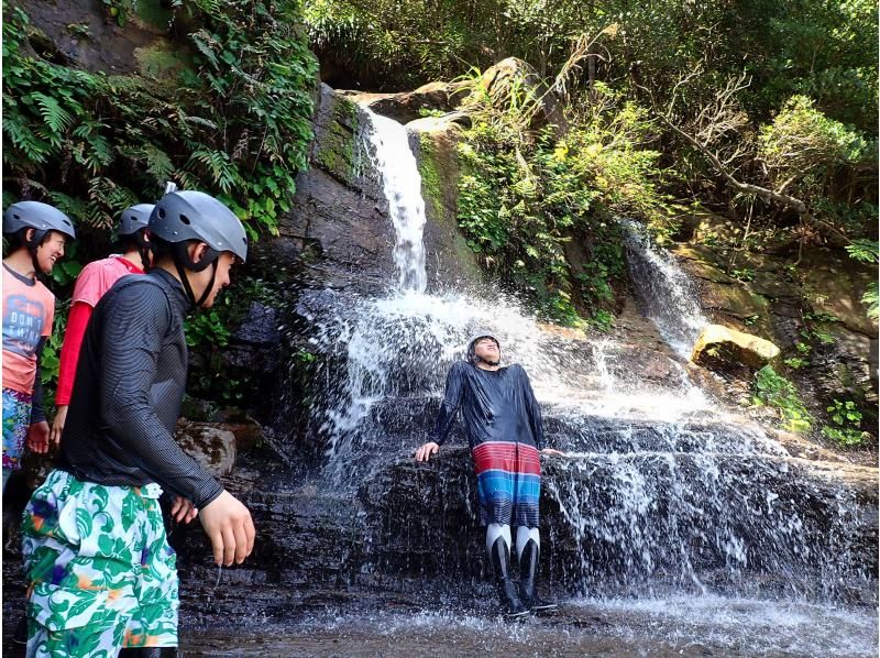 Iriomote Island Trekking Recommended Half-Day Tour Ranking Hidden Geta Falls River Trekking Shower Climbing Canyoning
