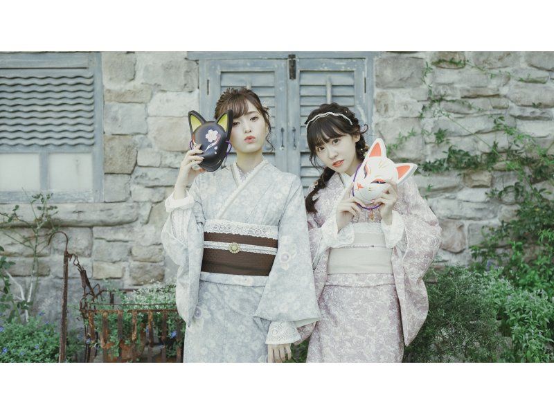 [Osaka/Umeda]★Very popular retro modern★Enjoy coordinating with carefully selected antique kimono♪の紹介画像