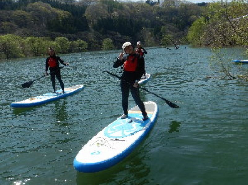 SUP tour [Gunma/Minakami] Would you like to enjoy a SUP tour at Lake Minakami? Activities that children can tryの紹介画像