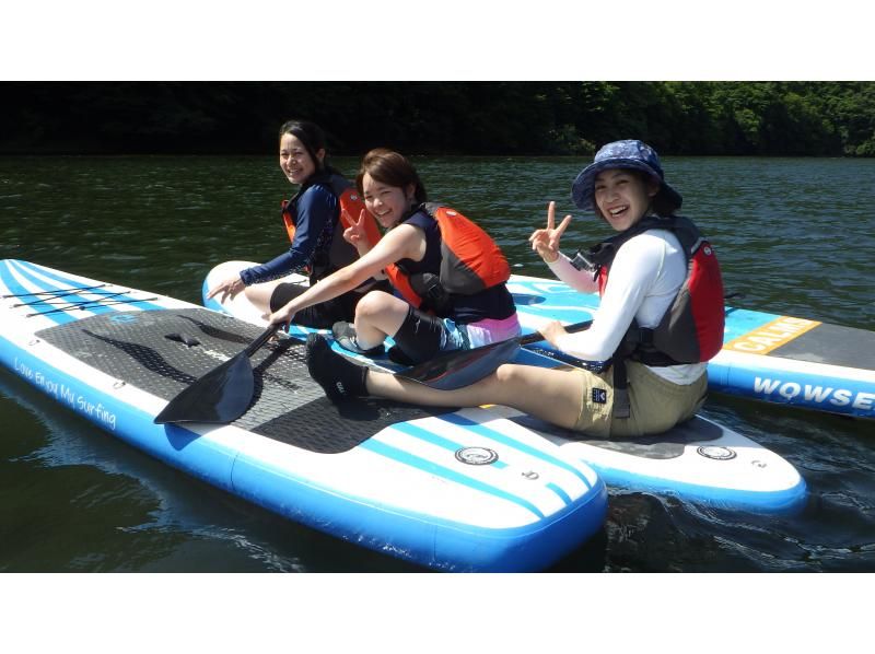 SUP tour [Gunma/Minakami] Would you like to enjoy a SUP tour at Lake Minakami? Activities that children can tryの紹介画像