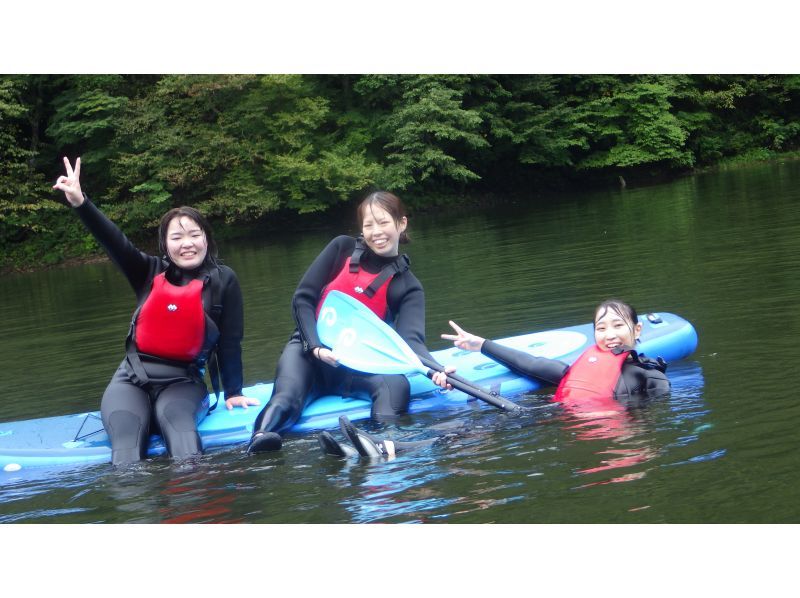 SUP tour [Gunma/Minakami] Would you like to enjoy a SUP tour at Lake Minakami? Activities that children can tryの紹介画像