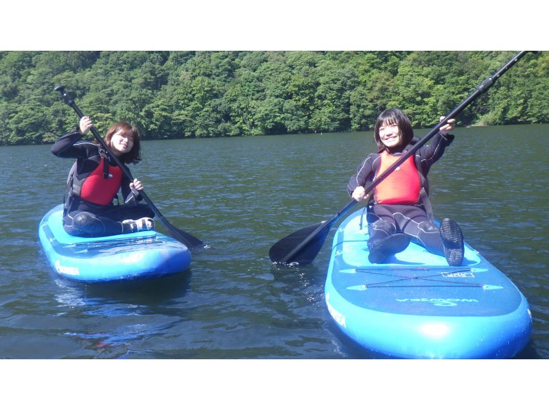 SUP tour [Gunma/Minakami] Would you like to enjoy a SUP tour at Lake Minakami? Activities that children can tryの紹介画像